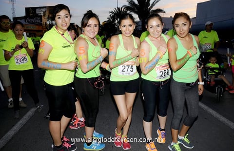 Lupita,  Karina, Fabiola, Marisol y Susy.