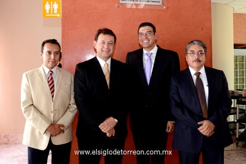 Francisco ,  Lauro Cortés, Edmundo Mesta y José Inés Escobedo.