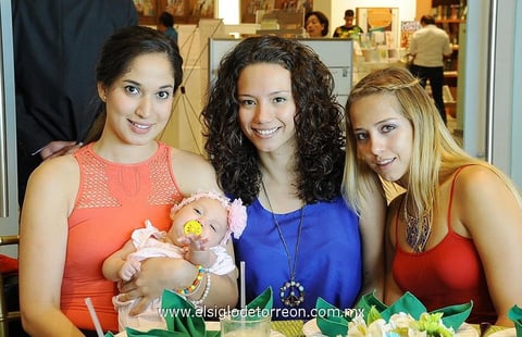 26072013 Sofía López y bebé, Karla Manzanera y Natalia González.