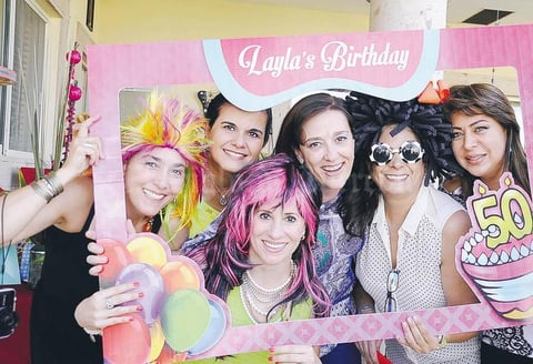 Marcela, Laura, Pilar, Marilupe, Elena y María Luisa.