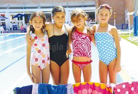 Valeria, Galia, María y Fernanda.