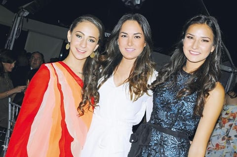 Regina, Ana Cecy y Bárbara.