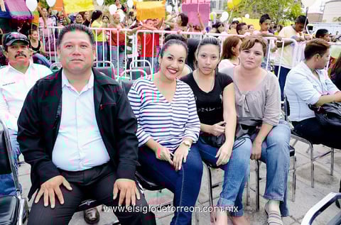 Mario, Silvia, Hiram y Perla.