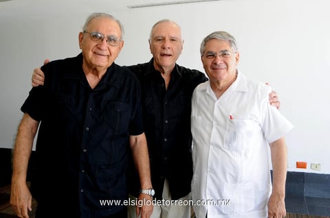 José  Luis Madero, Manuel Díaz Rivera y Fernando Muñoz.
