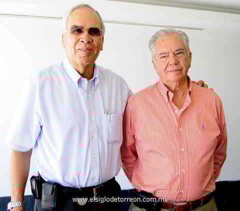Jesús  del Río y Enrique Guzmán Manzanera.