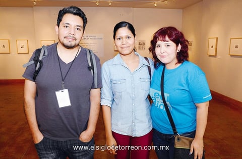 Pedro, Fabiola y Mariana.