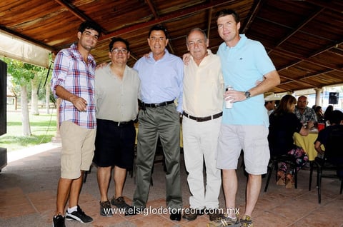02082013 JUAN,  Mario, Sergio, Pepe y Carlos.