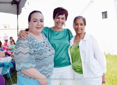 Carmen Madero, Lucy Gama y Martha Barbosa.