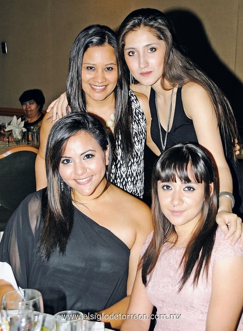 07082013 MUY GUAPAS.  Perla Corrales, Bere Alonso, Arely Correa y Adriana Plascencia.