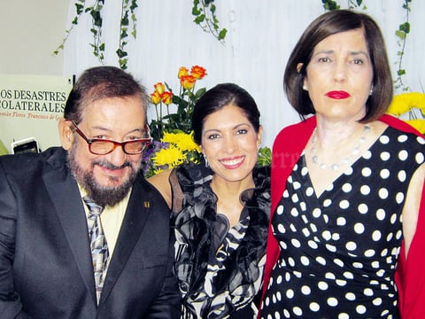 Gerardo Moscoso, Sofía García Camil y Rosario Ramos.