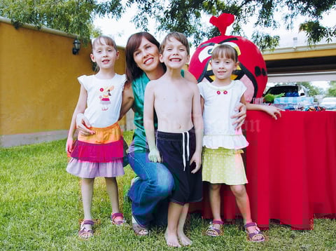Mariángela, Massimo, Vero y Ana Paula.