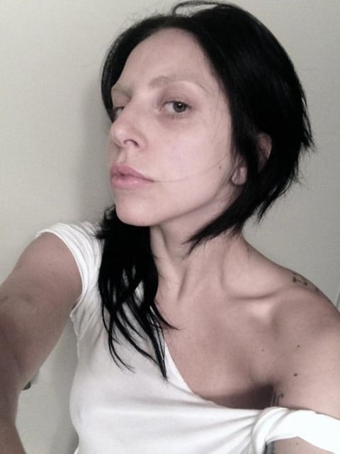A mediados de julio, la intérprete de "Bad Romance" volvió a usar la cuenta de su propia red social Littlemonsters.com, donde publicó una fotografía en la que su rostro se ve sin maquillaje. También llamó la atención que lucía una cabellera negra dejando atrás el rubio y las exóticas pelucas de colores que utilizaba.
