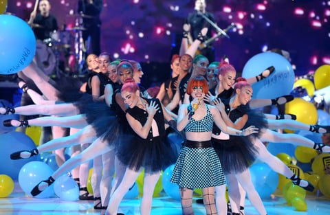 Paramore destacó dentro de las presentaciones musicales en vivo.