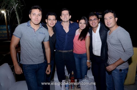 13082013 JORGE,  Héctor, Marisol, Daniel, Óscar y Chuy.