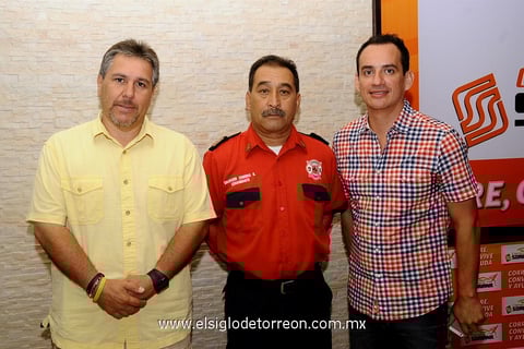 14082013 JORGE ROSAS,  Jorge Rosas, Armando Navarro y Antonio Dávila.
