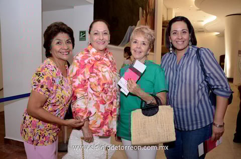 17082013 EVENTO CULTURAL.  Priscila, Mague, Luzma y Totis.