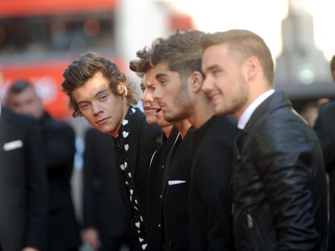 Harry Styles, Niall Horan, Louis Tomlinson, Zayn Malik and Liam Payne llegaron juntos al estreno de su documental.