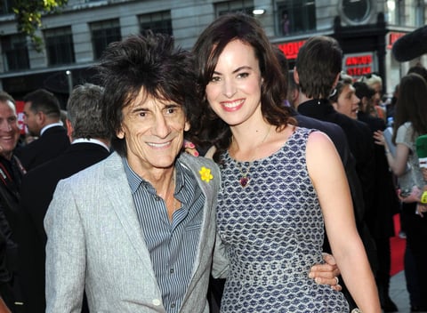 Entre los invitados destacados se econtraban Ronnie Wood y Sally Humphreys.