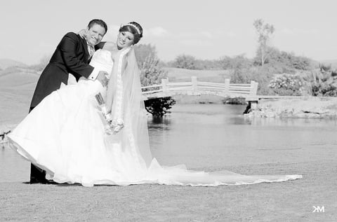 Adán  Everardo Ãlvarez Miramontes y Lidia Rosalva Fernández Herrera unieron sus vidas en matrimonio.- KM Fotografía