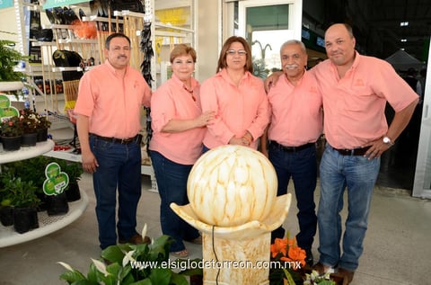 22082013 COMPAñEROS.  Luis, Fátima, Nelly, Juan Manuel y Horacio.