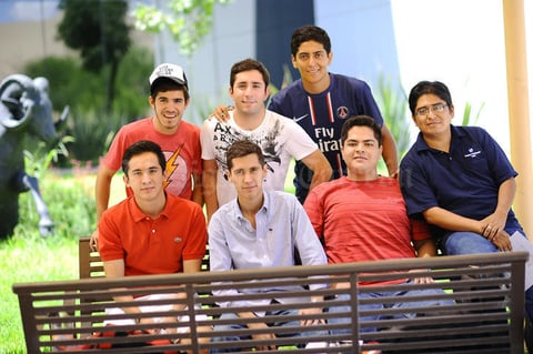 Luis, César, Rubén, David, Jorge, Diego y J.J