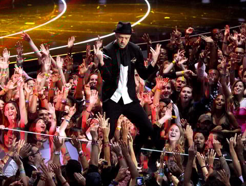 Justin Timberlake fue el gran triunfador de la gala de los MTV Video Music Awards, en una noche que vio el regreso de Lady Gaga a los escenarios y una cortísima reaparición del grupo 'N Sync.