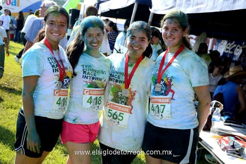 25082013 RETO CUMPLIDO.  Bárbara, Andrea, Nadia y Valeria.