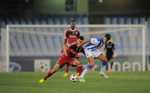 No conformes con el tanto (3-0 global), los donostiarras se mantuvieron al frente.