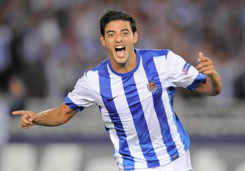 Vela brilló en la vuelta de la eliminatoria de Champions.