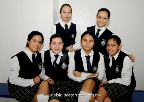 29082013 DIANA RODRíGUEZ,  Diana Lozano, Karla Quiñones, Rocío García, Jacqueline de la Torre y Mónica Chacón.