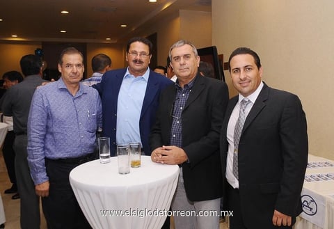 31082013 JUAN NAVARRO,  José Bracho, Gerardo Bracho y Raúl Garza.
