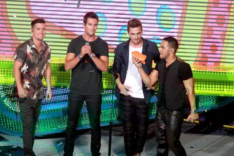 Lo más esperado del evento fue la presentación de Big Time Rush, quienes se presentaron dentro de los Kids' Choice Awards como protagonistas donde obtuvieron el premio en la categoría artista internacional favorito.