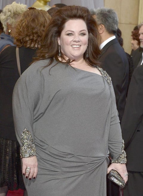 La estrella de " Mike & Molly", Melissa McCarthy aparece en la lista con ganancias de 10 millones de dólares.