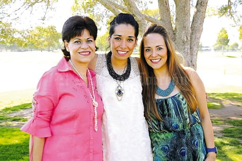 Lucila, Ana Isabel y Yumina.