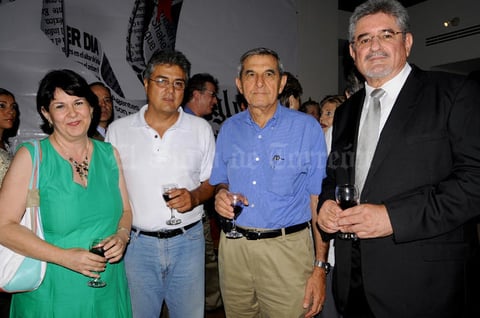 Gaby Nava, Alejandro Ahumada, Eduadro Murra y Fernando González.