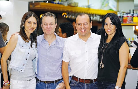 Vero, Javier, Tolano y Esther.