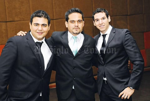 Alfredo Cepeda, Alejandro Hatchett y Alejandro González.