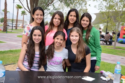 06092013 DANIELA,  Nayelli, Blanca, Ana Karla, Gaby, Blanca y Marian.