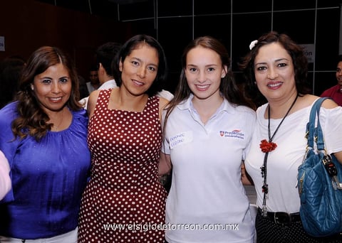 07092013 CLAUDIA ANAYA,  Flor Vargas, Berenice Lozano y Zaide Seáñez.