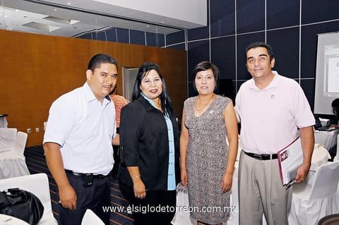 08092013 EVENTO EDUCATIVO.  Enrique Rocha, Zenorina Ramírez, María Teresa Díaz y Juan Domingo Gurrola.