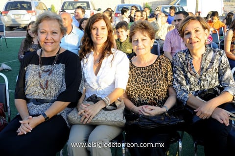 12092013 ANGéLICA MILLáN,  Chery Contreras, Rocío Bruno y Julieta Bojórquez.