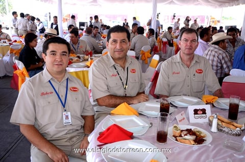 12092013 ROBERTO CAMPOS,  Ángel Sandoval y Daniel Murra.