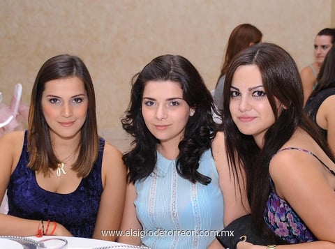 13092013 ROCíO  Gutiérrez, Lisa Woessner y Lupita García.