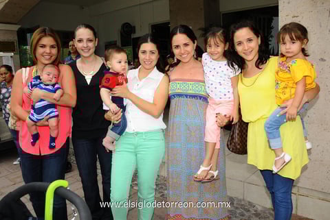 18092013 JÉSSICA,  Sofía, Sofía, Cristy, Andrea, Antoine, Victoria, José Francisco y Marisofi.