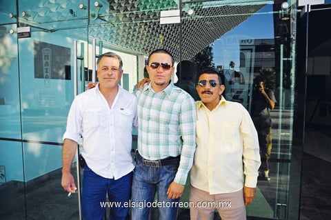 29092013 TAVO HUERTA,  Juan Valenzuela y Jalil Ibarra.