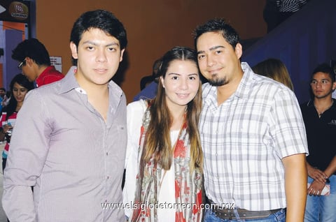 Jorge, Yadira y Gerardo.
