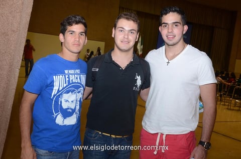 Andrés,  Fernando y Marcelo.