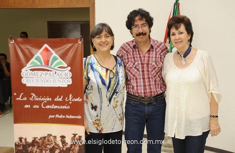 Silvia Castro, Pedro Salmerón y Yeye Romo.