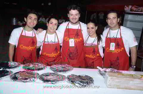 Jorge. Tily, Alejandro, Maricarmen y Pedro.