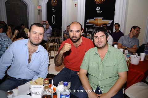 Alberto,  Christian y Alejandro.